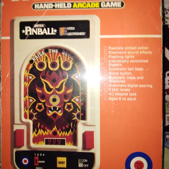 Raise The Devil 1980 Electronic Hand-Held PinBall Arcade Game by ENTEX - Picture 14 of 14